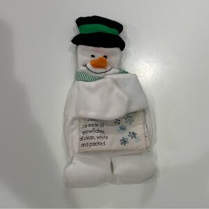 Festive Snowman Fabric Book Puppet Russ Christmas
